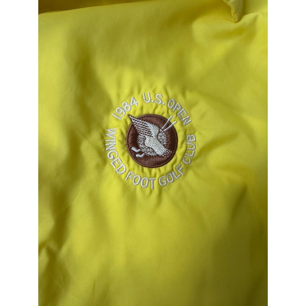 Vintage 1984 U.S. Open Women’s Yellow Jacket Winged Foot Golf Club Size Small - Picture 2 of 11